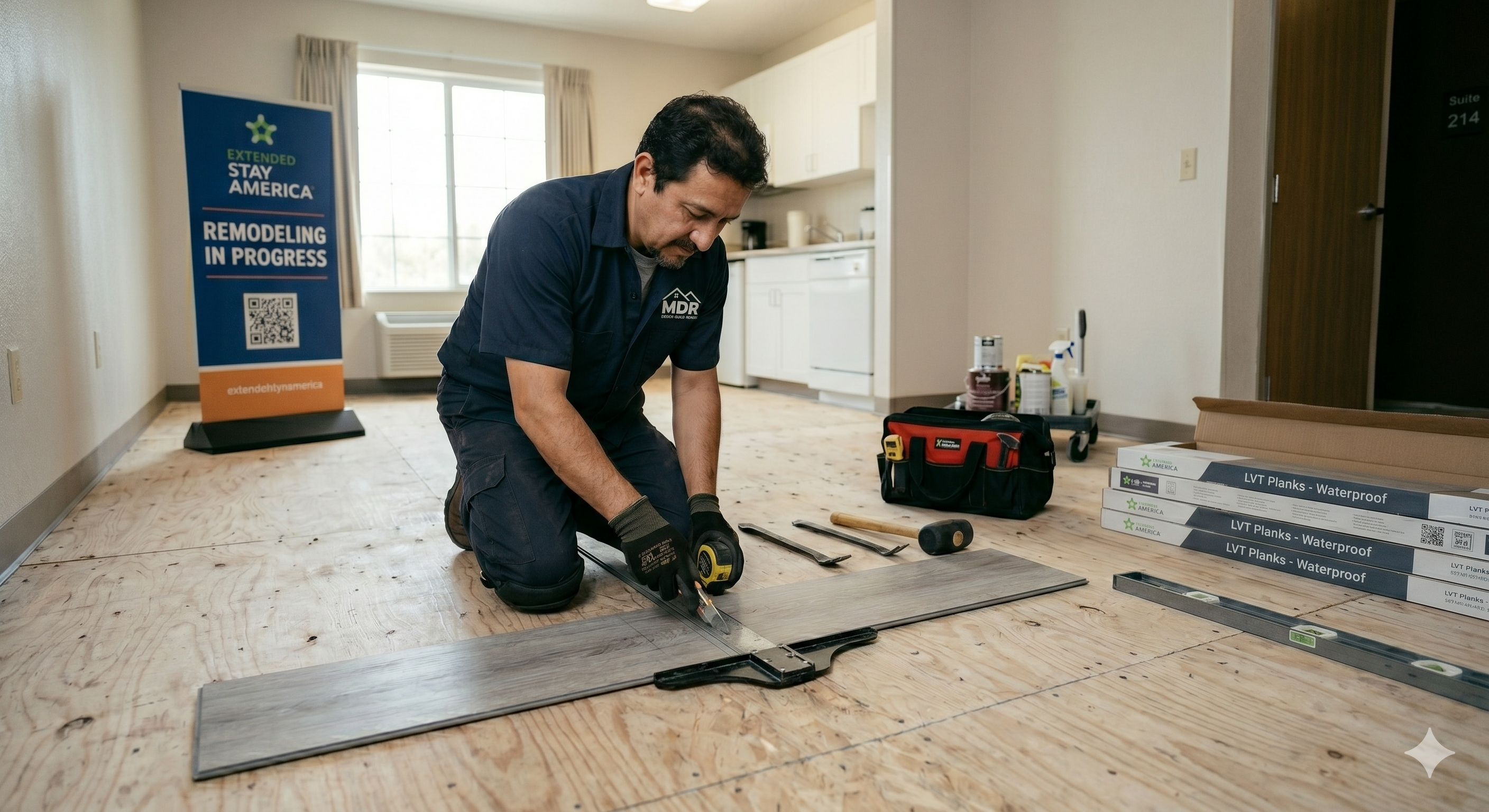 LVT Flooring Installation